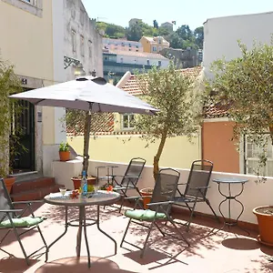 Costa Do Castelo Terrace, Em Rua Dos Lagares 8 Lizbona